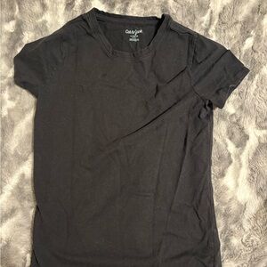 Cat & Jack Black Fitted Short Sleeve T-Shirt